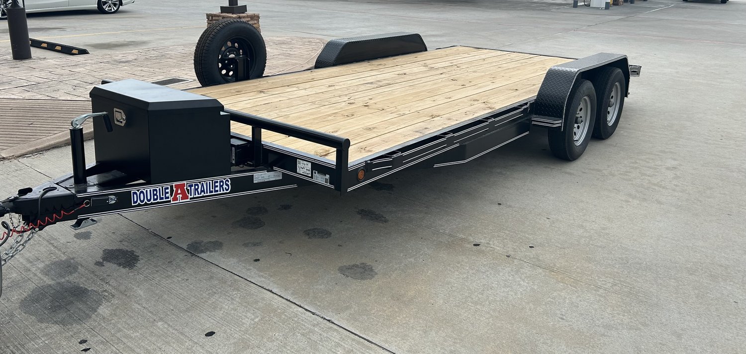 18ft Car Hauler Flatbed Trailer by Double A